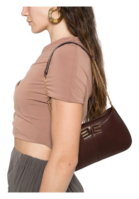 Borsa donna Elisabetta Franchi BS93A61E2644 a spalla Cacao ELISABETTA FRANCHI | Borse | BS93A61E2644